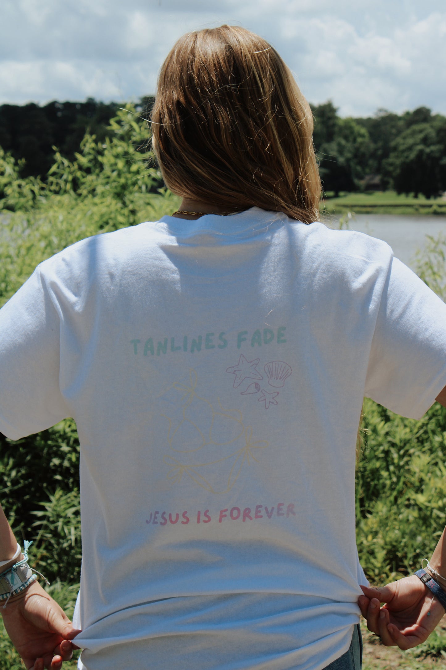 tan lines fade, Jesus is forever shirt