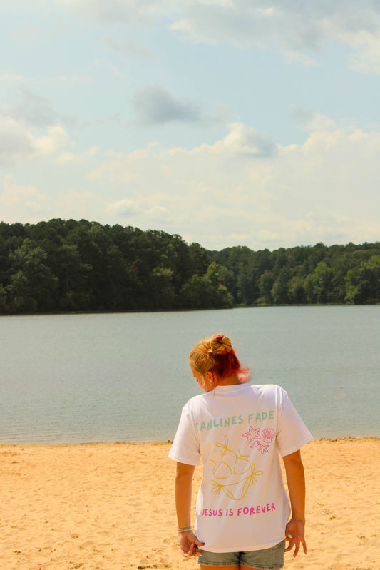 tan lines fade, Jesus is forever shirt