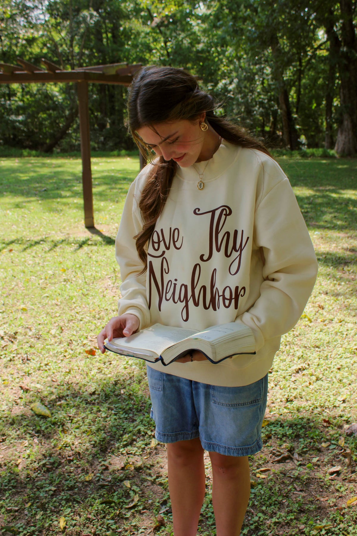 Love Thy Neighbor Mockneck